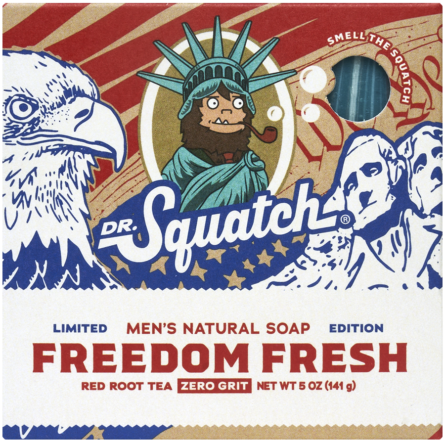 Dr. Squatch Bar Soap - Freedom Fresh V2