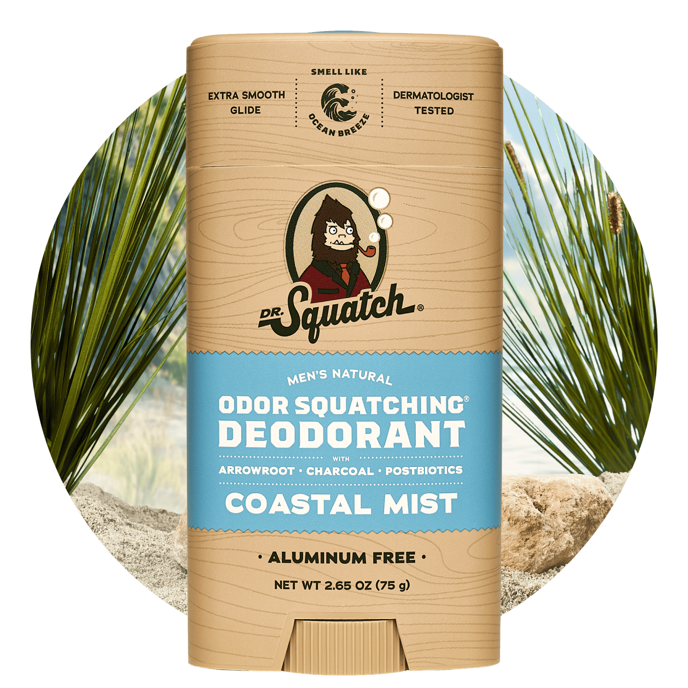 Coastal Mist Deodorant - 6 Units – Dr. Squatch - Wholesale Coastal Mist Deodorant - 6 Units – Dr. Squatch - Wholesale