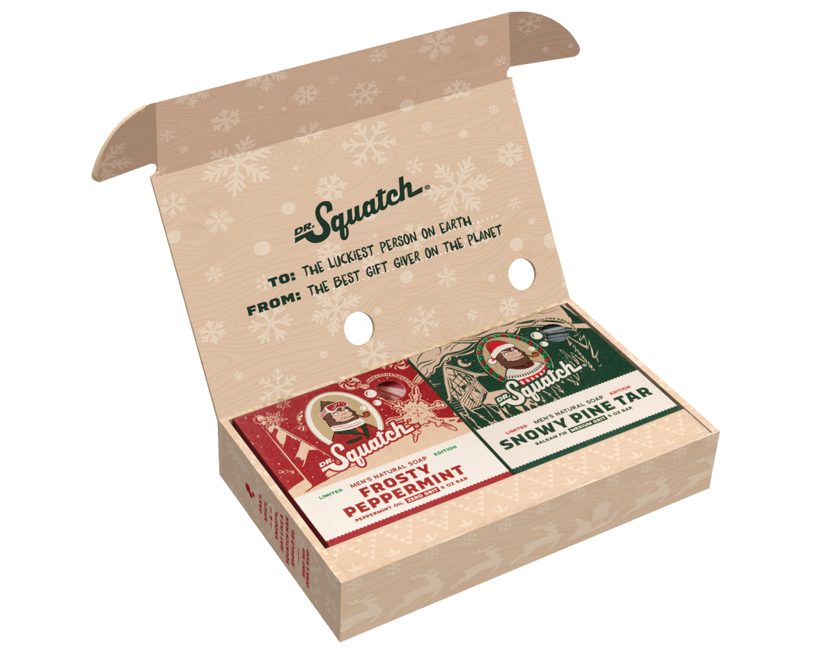 Dr. Squatch Holiday Limited Edition Soap - Snowy Pine Tar Bricc