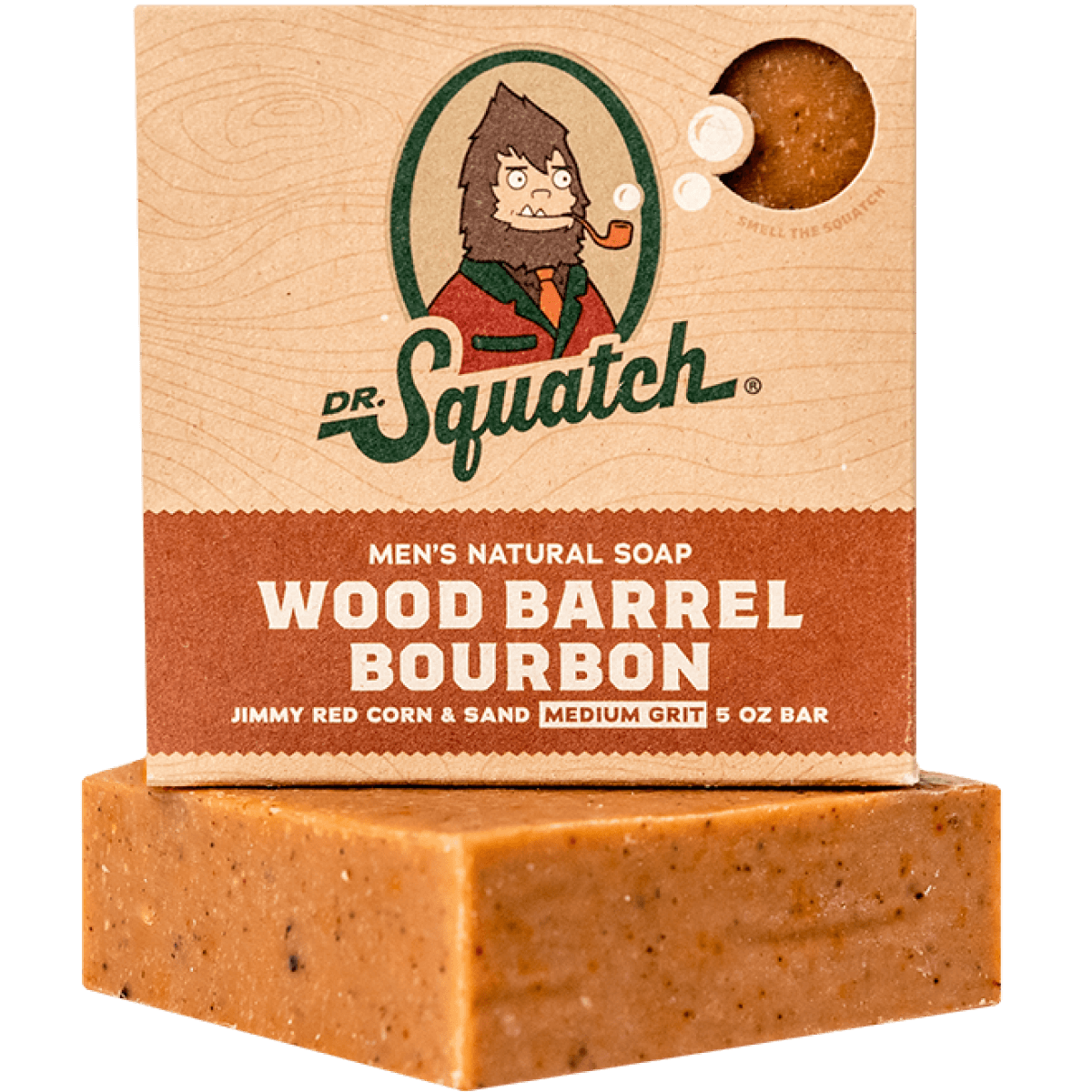 Wood Barrel Bourbon Bar Soap - 6 units
