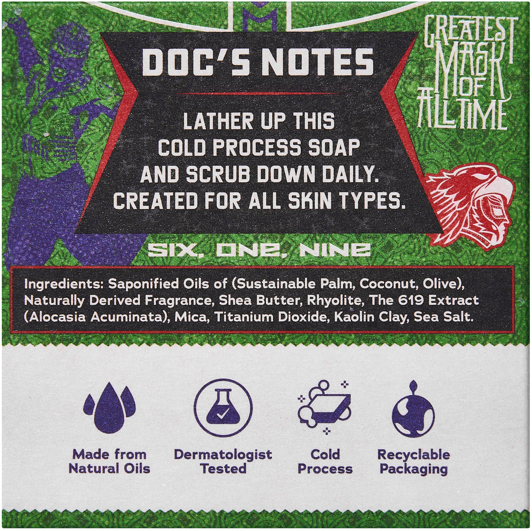 Mysterio Magic Bar Soap WWE  - 1 unit