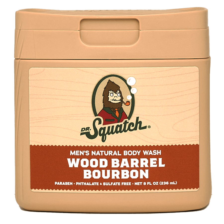 Wood Barrel Bourbon 8oz Body Wash 6ct Case Pack