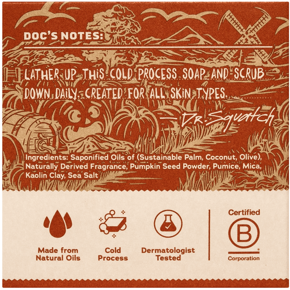 Drunk'n Pumpkin Bar Soap - 6 Units
