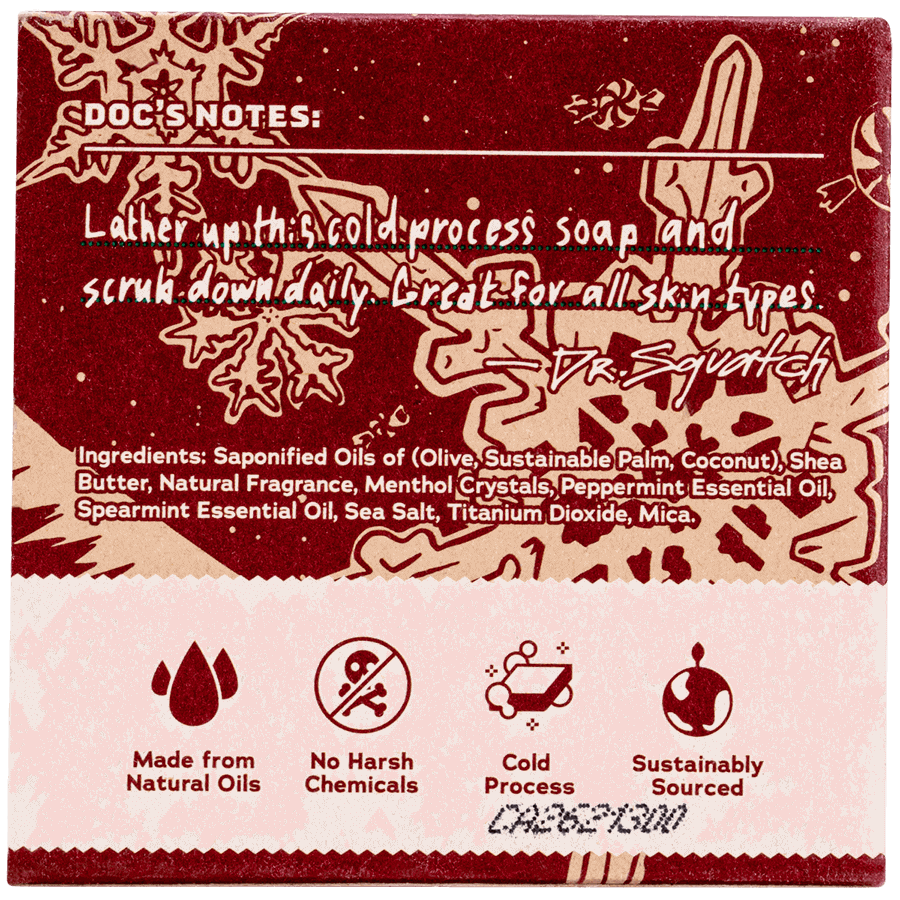 Frosty Peppermint Bar Soap - 6 Units