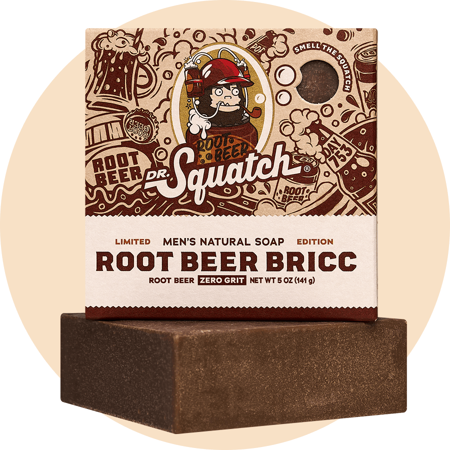 Root Beer Bricc Bar Soap - 6 units