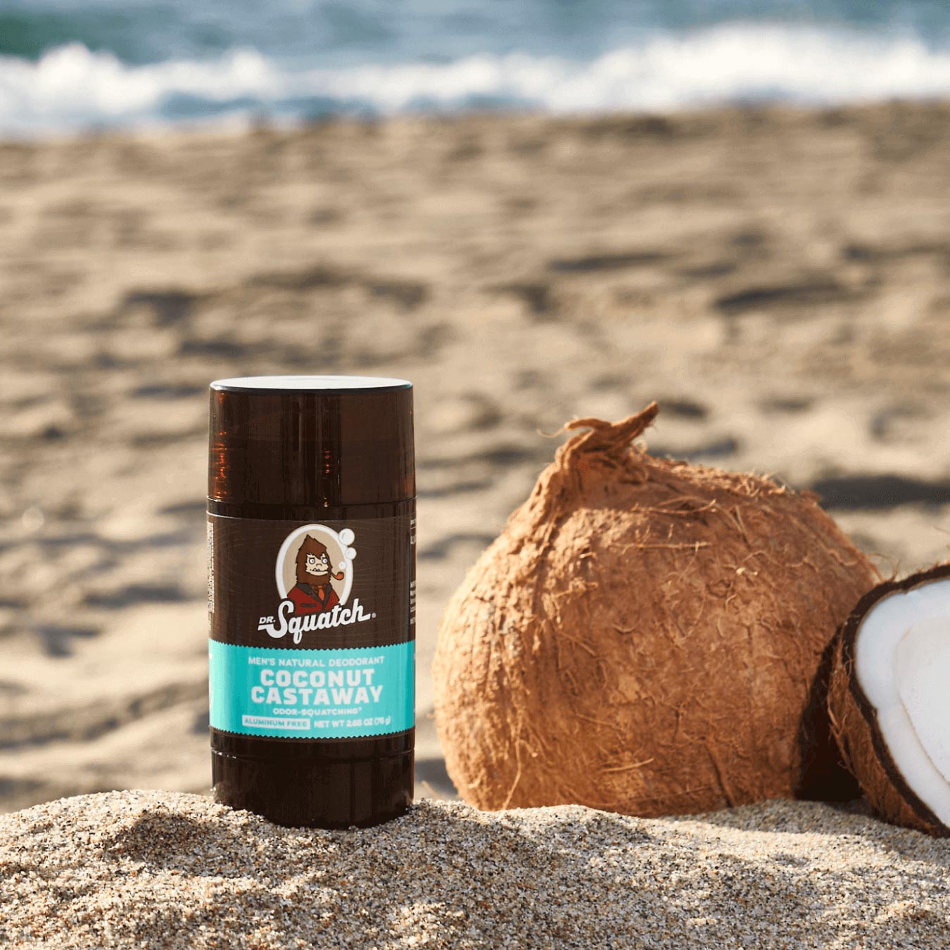 Coconut Castaway Deodorant - 6 units – Dr. Squatch - Wholesale
