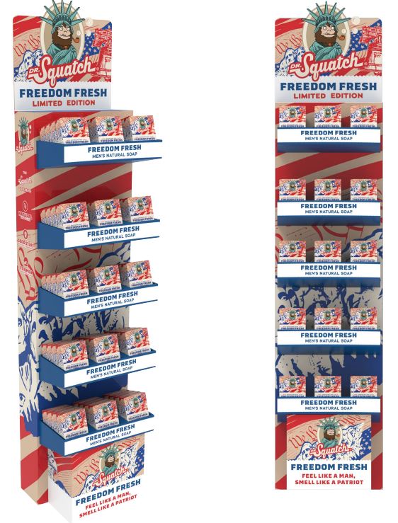 Freedom Fresh 45ct Bar Soap Shipper