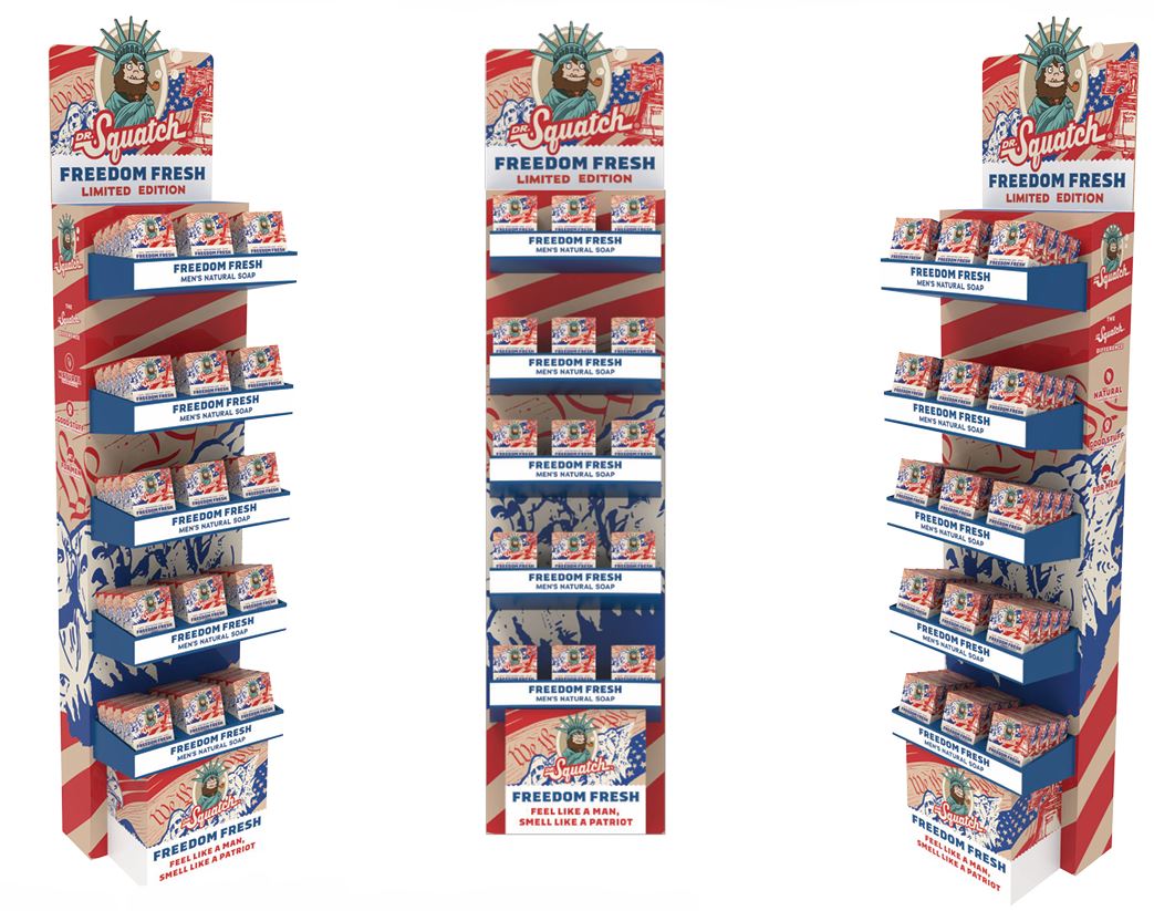 Freedom Fresh 45ct Bar Soap Shipper