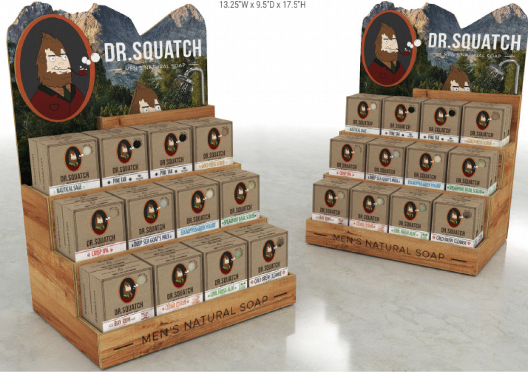 Dr.Squatch Soaps, Birchwood Breeze Lot Of 12 ( Factory Rejects, No Box)